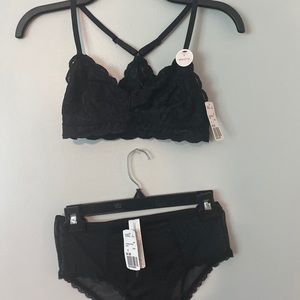 Black Lace Lingerie Set
